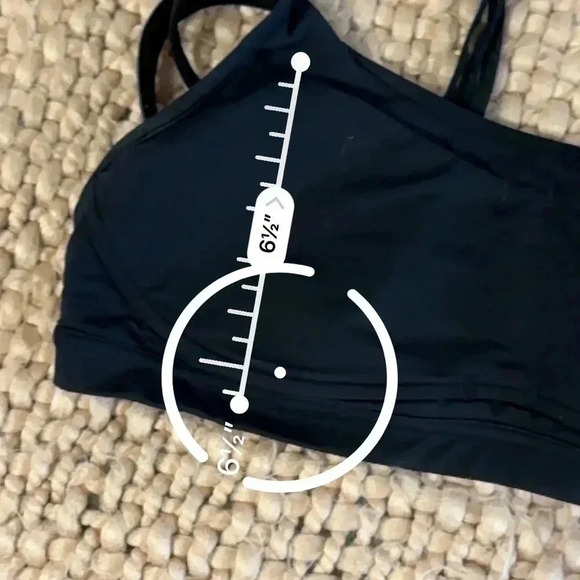 Lululemon women’s black‎ sports bra - Picture 6 of 6